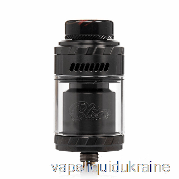 Vape Liquid Ukraine Thunderhead Creations Blaze Solo 25mm RTA Gunmetal